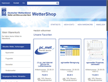 Tablet Screenshot of dwd-shop.de